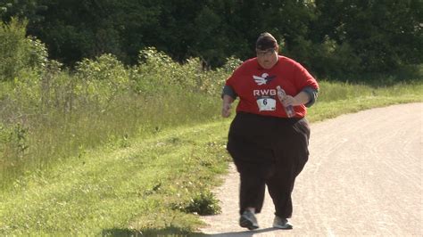 Run For Your Life: Obese Man Running 5km Races To Shed The Pounds - YouTube