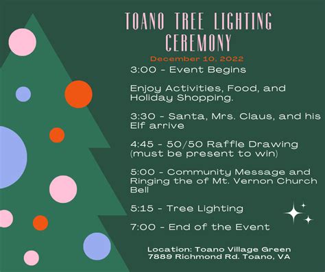 4th Annual Toano Christmas Tree Lighting – Saturday, Dec. 10, 3-7pm ...