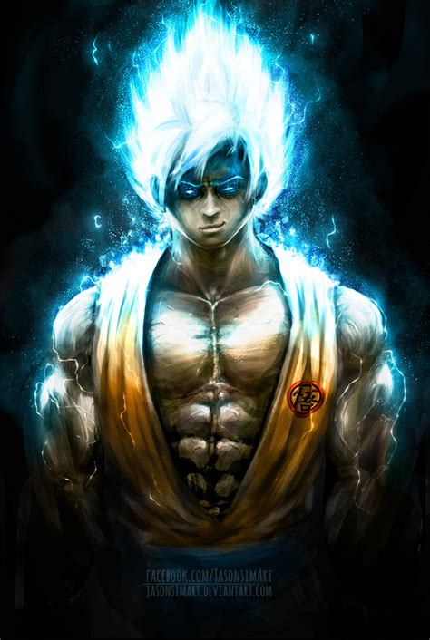 Goku Super Saiyan God by Jayraya on DeviantArt