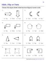 Slide, Flip, and Turn Worksheets - Worksheets Library