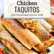 Chicken Taquitos - Craving Home Cooked