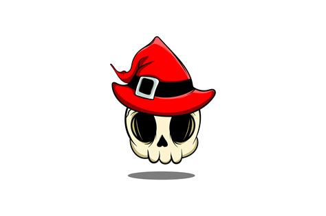 evil skull magician vector template logo design By GraphicHouse ...