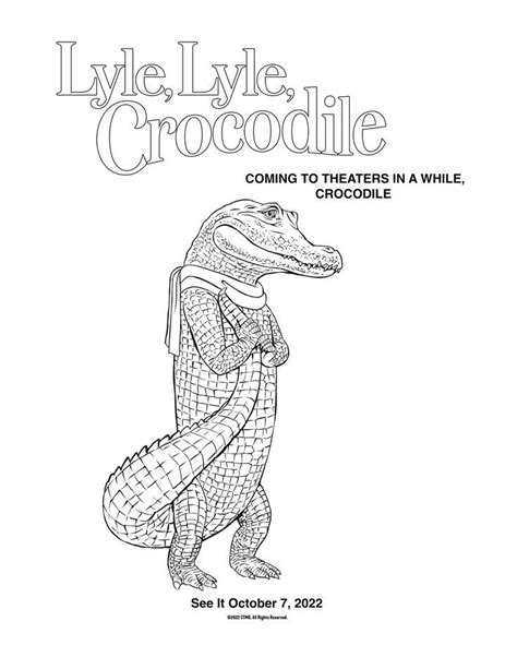 LYLE, LYLE, CROCODILE - Coloring Page | Lyle, Coloring pages, Coloring sheets