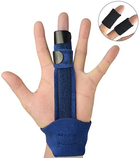 Amazon.com: Finger Splint for Arthritis, Trigger Finger Brace and Finger Sleeves for Mallet ...