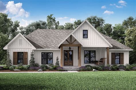 Modern Farmhouse Plan: 2,201 Square Feet, 3 Bedrooms, 2.5 Bathrooms ...