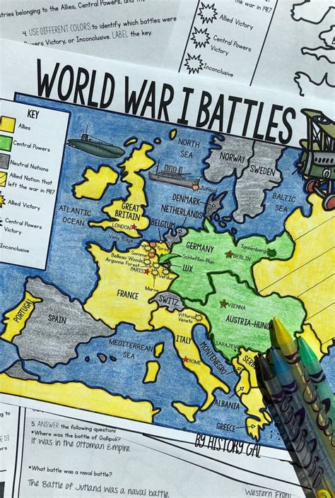 World War Ii Europe Map Worksheet Answer Key