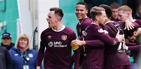 Men's Football Shankland hits 20-goal mark but sees red as Hearts earn cup win at Hibs | Morning ...