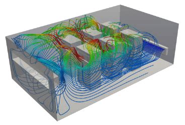 Server Room Cooling — HVAC Simulation | SimScale