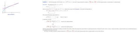 Solved EXAMPLE 1 Find the linearization of the function | Chegg.com