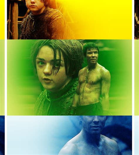 Arya & Gendry - Arya Stark Fan Art (31112816) - Fanpop