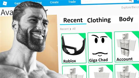 Giga Chad Roblox - IMAGESEE