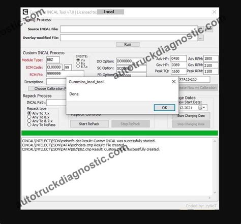 Cummins INCAL v7 - Diagnostic Software