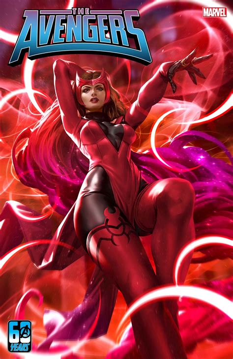 Avengers 2023 Scarlet Witch portada variante Derrick Chew | Mitologia en el Mundo del Comic