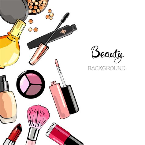 Cosmetics background. 363648 Vector Art at Vecteezy