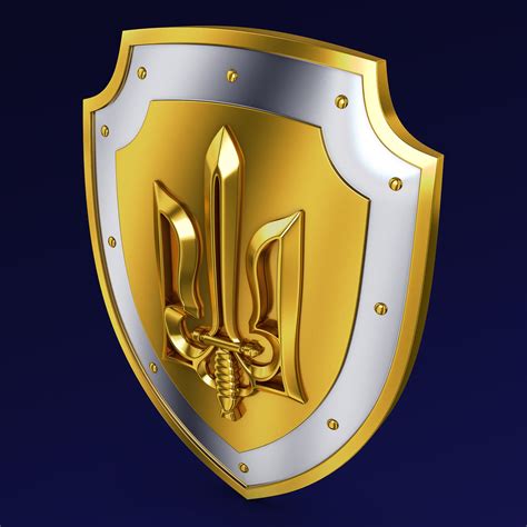 ArtStation - Coat of Arms of Ukraine M 2 | Resources