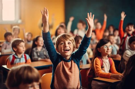 Premium Photo | School children in a classroom