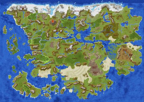 Map of Faerun