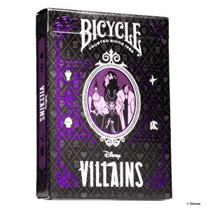 Disney Villains Inspired Playing Cards by Bicycle- Purple - uscartamundi