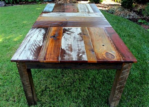 reclaimed wood rustic dining table - The Alternative Consumer | Reclaimed wood dining table ...