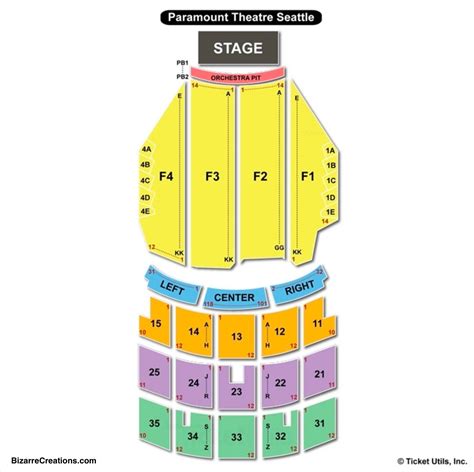 Paramount Theatre Seating Chart Seattle | Seating Charts & Tickets