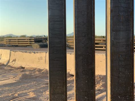 Border Wall construction near Lukeville, Arizona begins