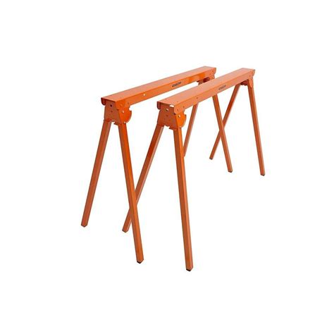 BORA 36 in. Steel Folding Metal Sawhorse (1-Pair) PM-3300T - The Home Depot