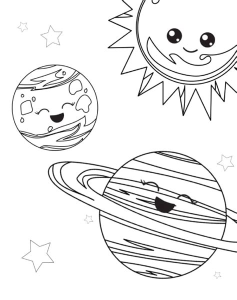 Free Printable Space Coloring Pages For Kids