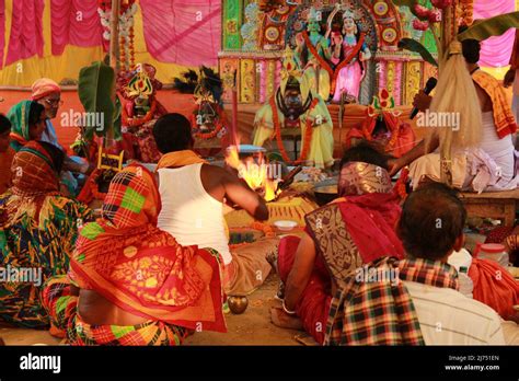 13 April 2022: Havan Yagya Fire Ceremony by Several people On the Occasion of Hanuman Jayanti at ...