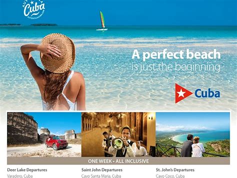 Visit Cuba - All Inclusive Vacation Packages from $645 departure from Deer Lake, St Johns or ...