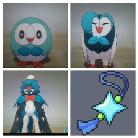 [7] Finally got my third shiny Rowlet in 320 eggs completing my first ...