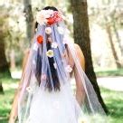 Make Your Personal Customized Silk Flower Veil! - Swanky Wedding
