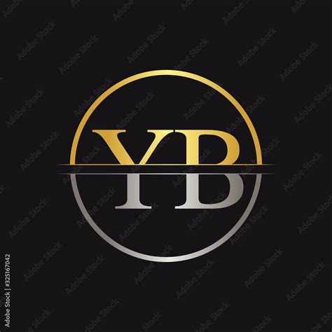 Initial YB Logo Design Vector Template. Creative Letter YB Business ...