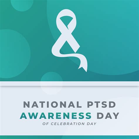 Happy PTSD Awareness Day Celebration Vector Design Illustration for ...