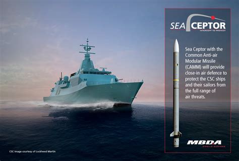 MBDA Confirms Sea Ceptor Order for Canadian Surface Combatant - Naval News