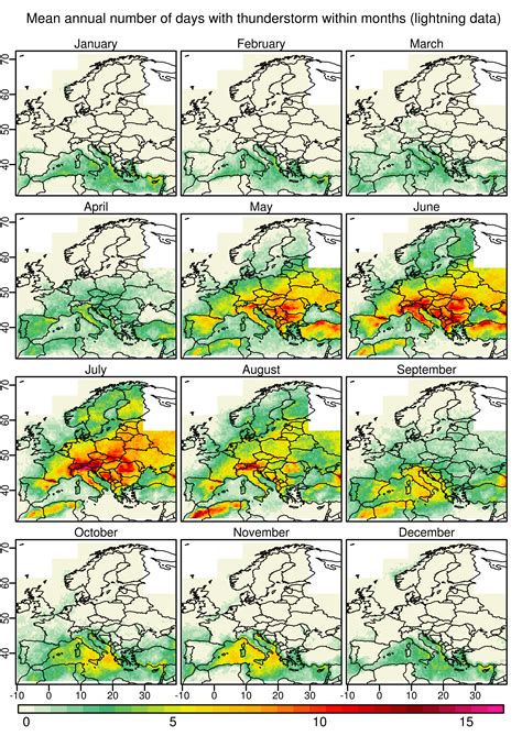 European thunderstorm climatology - north-eastern Italy is the hot spot ...