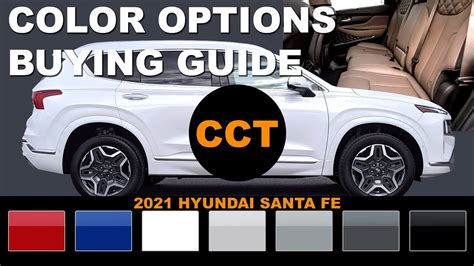 2021 Hyundai Santa Fe - Color Options Buying Guide - YouTube