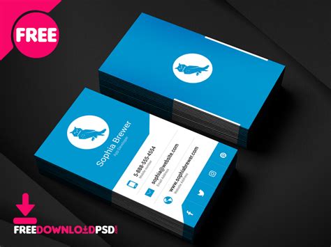 Corporate Business Card Template | free psd | UI Download