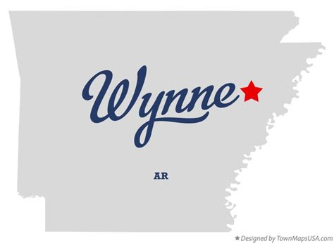 Map of Wynne, AR, Arkansas