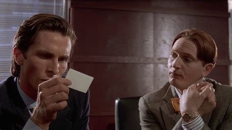 Iconic Scenes: American Psycho - Business Card Scene - Big Picture Film Club