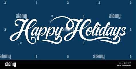 Happy Holidays text Stock Vector Image & Art - Alamy