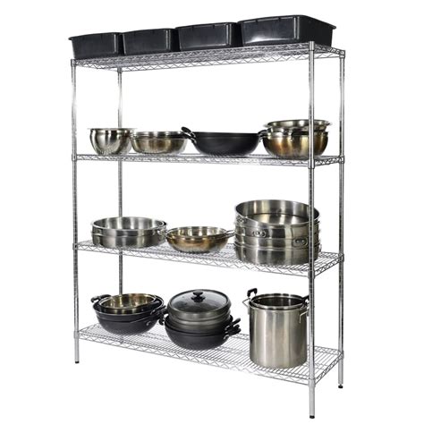 NSF Commercial Restaurant Kitchen Storage Metal Wire Shelving