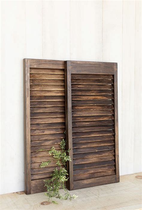 Decorative Shutter | Shutter wall decor, Decorative shutters, Indoor shutters