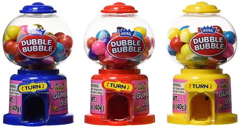 Kidsmania Dubble-Bubble Mini Gumball Machine (12 Units) 1.15kg/16.93oz ...