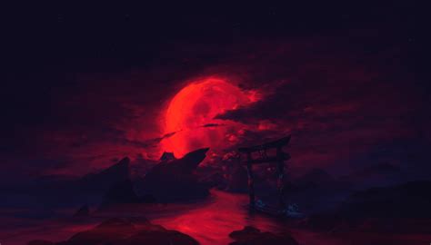 Scene BloodMoon Japan - M2K HYBRID for Wallpaper Engine live wallpaper ...