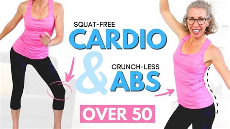 WEIGHT LOSS Workout for Women over 50 with SQUAT-FREE Cardio + Standing ABS ⚡️ Pahla B Fitness ...