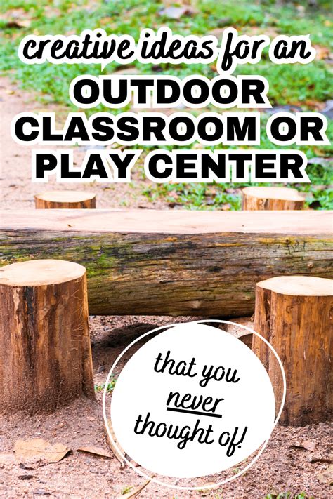 Outdoor Class Room Ideas + Nature Learning Space Ideas for Kids