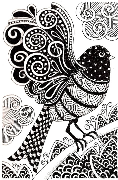 Zentangle Doodle Art Animals