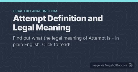 Attempt Definition - What Does Attempt Mean?