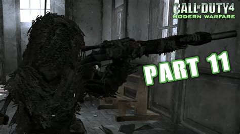 Call Of Duty 4: Modern Warfare Part 11 - 'ALL GHILLIED UP' Walkthrough Gameplay (240+fps) (PC ...