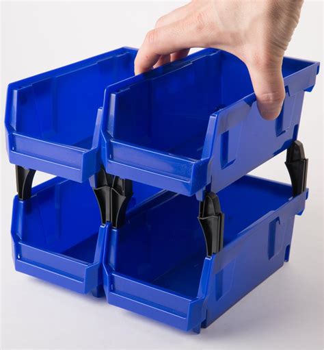 Industrial-Grade Stackable Storage Bins - Lee Valley Tools